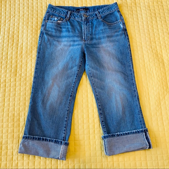 GIA Denim Boot Cut Capri Size 30 - Picture 4 of 7